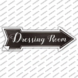 Dressing Room Corner Novelty Arrow Sticker Decal