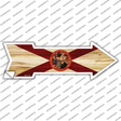 Florida State Flag Novelty Arrow Sticker Decal