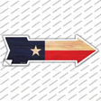 Texas State Flag Novelty Arrow Sticker Decal