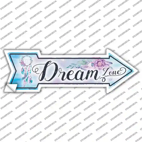 Dream Zone Novelty Arrow Sticker Decal