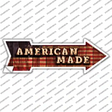 American Made Bulb Letters Novelty Arrow Sticker Decal