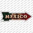 Mexico Bulb Lettering Novelty Arrow Sticker Decal