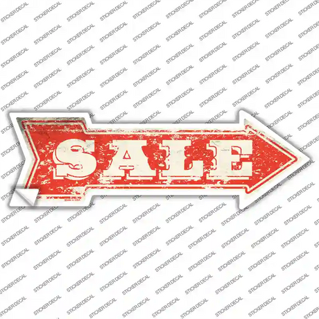 For Sale to the Right Novelty Arrow Sticker Decal