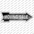 Moving Sale Right Novelty Arrow Sticker Decal