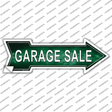 Garage Sale Right Novelty Arrow Sticker Decal