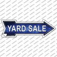 Yard Sale Right Novelty Arrow Sticker Decal