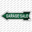 Garage Sale Left Novelty Arrow Sticker Decal