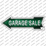 Garage Sale Left Novelty Arrow Sticker Decal