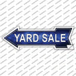 Yard Sale Left Novelty Arrow Sticker Decal