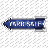 Yard Sale Left Novelty Arrow Sticker Decal