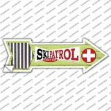 Ski Patrol First Aid Novelty Arrow Sticker Decal