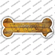 Woof Novelty Bone Sticker Decal Large
