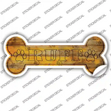Ruff Novelty Bone Sticker Decal Large