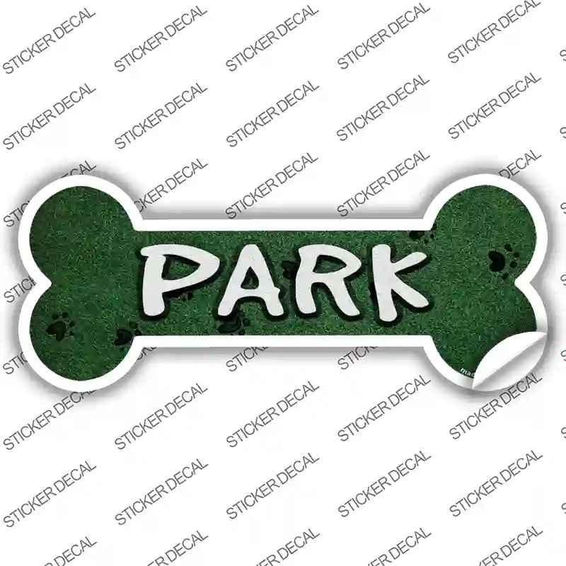 Park Novelty Bone Sticker Decal Large