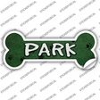 Park Novelty Bone Sticker Decal Large