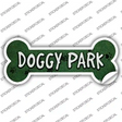 Doggy Park Novelty Bone Sticker Decal Large