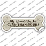 Dog Is Cuter Than Yours Novelty Bone Sticker Decal Large