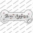Bone Appetit Novelty Bone Sticker Decal Large