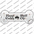 Keep Calm Sniff On Novelty Bone Sticker Decal Large
