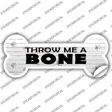 Throw Me a Bone Novelty Bone Sticker Decal Large