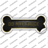 Do Not Knock Novelty Bone Sticker Decal Large