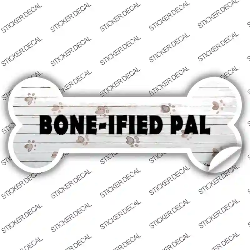 Boneified Pal Novelty Bone Sticker Decal Large