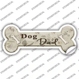 Dog Dad Novelty Bone Sticker Decal Small