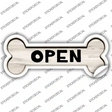 Open Novelty Bone Sticker Decal Large
