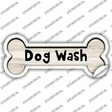 Dog Wash Novelty Bone Sticker Decal Large