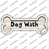 Dog Wash Novelty Bone Sticker Decal Large