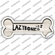 Lazybones Novelty Bone Sticker Decal Large