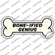 Boneified Genius Novelty Bone Sticker Decal Large