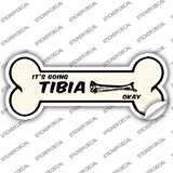 Going Tibia Okay Novelty Bone Sticker Decal Large