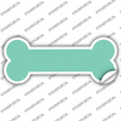 Mint Solid Novelty Bone Sticker Decal Small