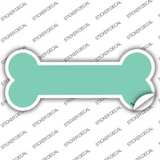 Mint Solid Novelty Bone Sticker Decal Small