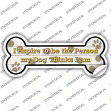 I Aspire to Be Novelty Bone Sticker Decal Large