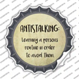 Antistalking Definition Novelty Bottle Cap Sticker Decal