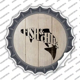 Fishes Make Fish and Chips Novelty Bottle Cap Sticker Decal