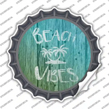 Beach Vibes Novelty Bottle Cap Sticker Decal