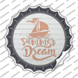 Summer Dream Novelty Bottle Cap Sticker Decal