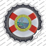 Florida State Flag Novelty Bottle Cap Sticker Decal