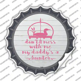 Daddys A Hunter Novelty Bottle Cap Sticker Decal