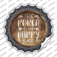 Proch Is My Happy Place Novelty Bottle Cap Sticker Decal