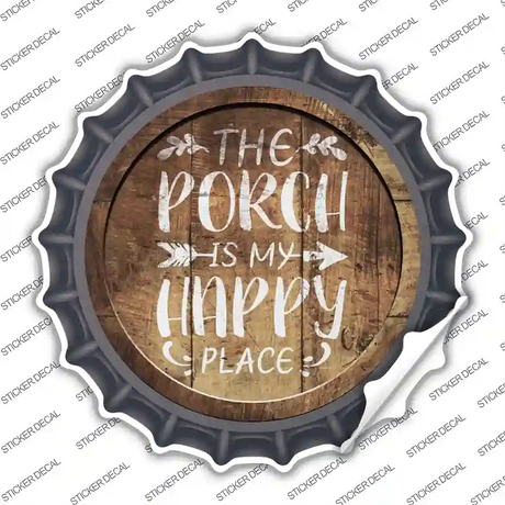Proch Is My Happy Place Novelty Bottle Cap Sticker Decal