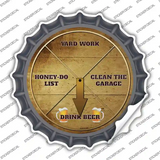 Drink Beer Novelty Bottle Cap Sticker Decal