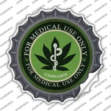 Cannabis For Medical Use Only Novelty Bottle Cap Sticker Decal
