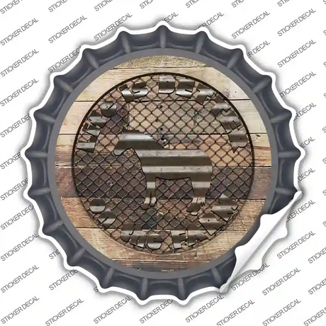 Better On The Farm Horse Novelty Bottle Cap Sticker Decal