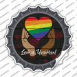 Love Is Universal Novelty Bottle Cap Sticker Decal