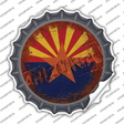 Arizona Rusty Stamped Novelty Bottle Cap Sticker Decal