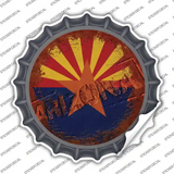 Arizona Rusty Stamped Novelty Bottle Cap Sticker Decal